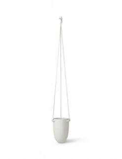 Ferm LIVING Hanging Pot Speckle | Small Off-white