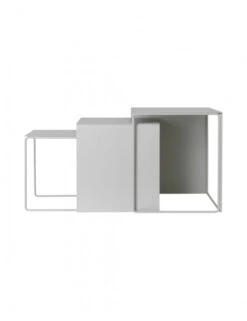 Ferm LIVING Cluster Tables (set Of 3) - Light Grey