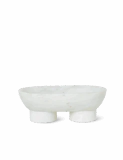 Ferm LIVING Alza Bowl | White Marble