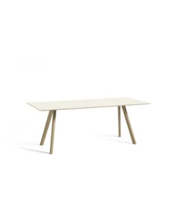 Hay CPH 30 Table L200 Cm | Soaped Oak/off-white Linoleum