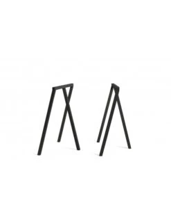 Hay Loop Stand Table Frame (set Of 2) | Black