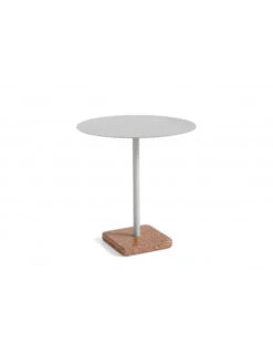 Hay Terrazzo Table | Round/sky Grey