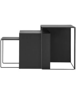 Ferm LIVING Cluster Tables (set Of 3) - Black