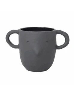 Ferm LIVING Mus Plant Pot | Dark Grey Large