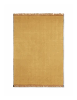 Ferm LIVING Herringbone Blanket - Mustard